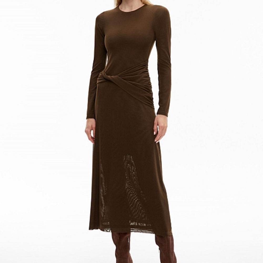 Witchery Mesh Twist Front Dress